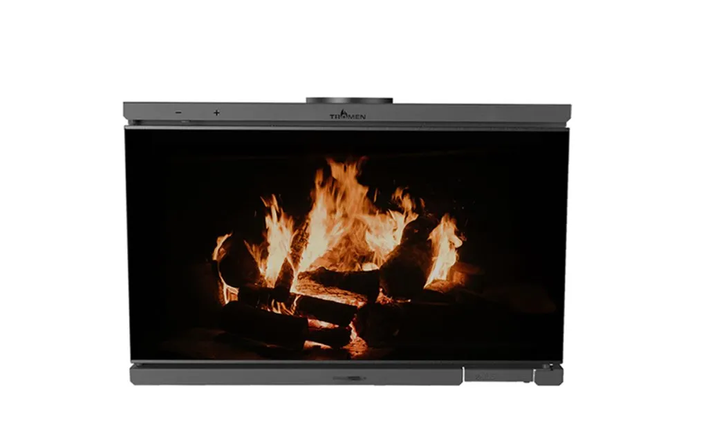 Calefactor a leña Paris black