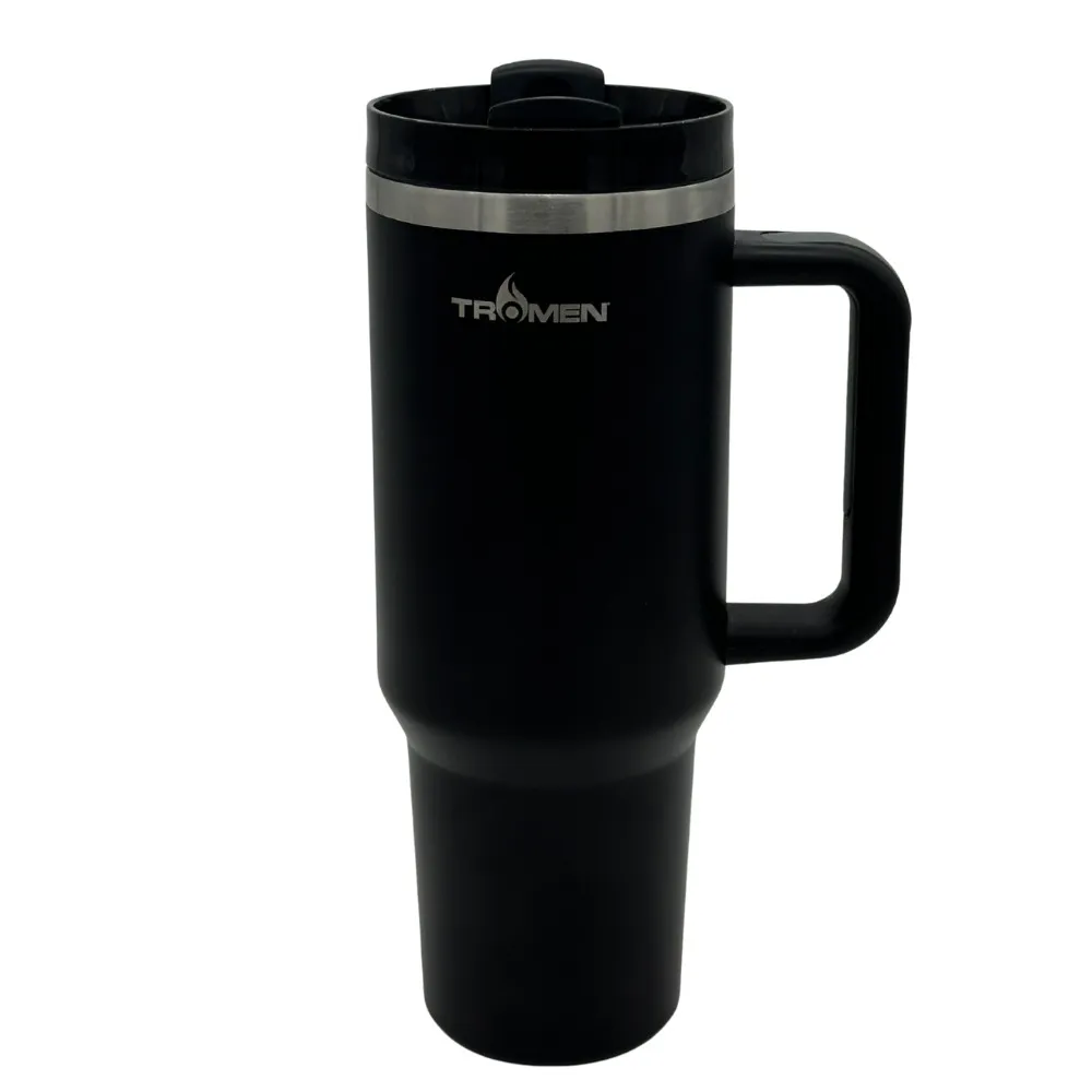 Black thermal tumbler 1200ml