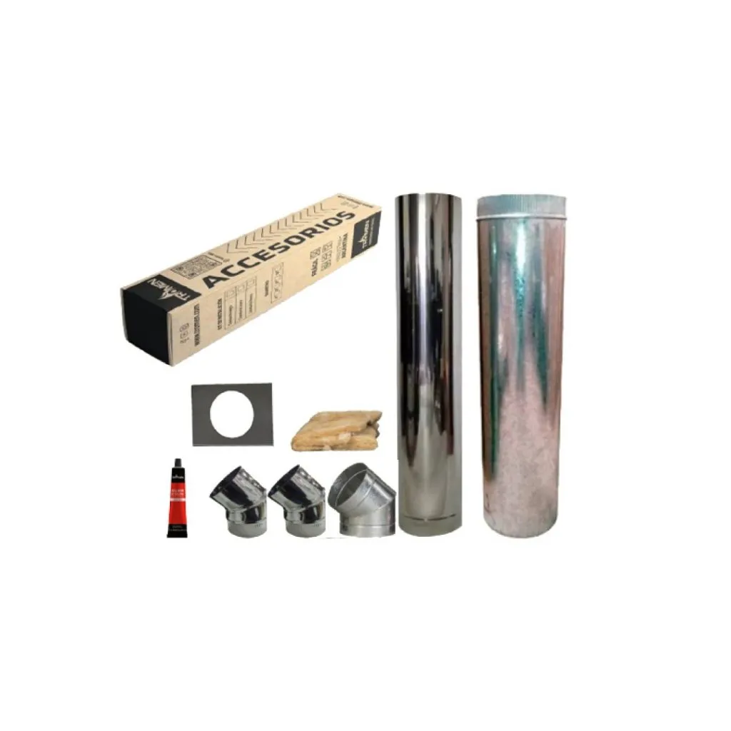 KIT COMPLEMENTO PARED 6″ INOX