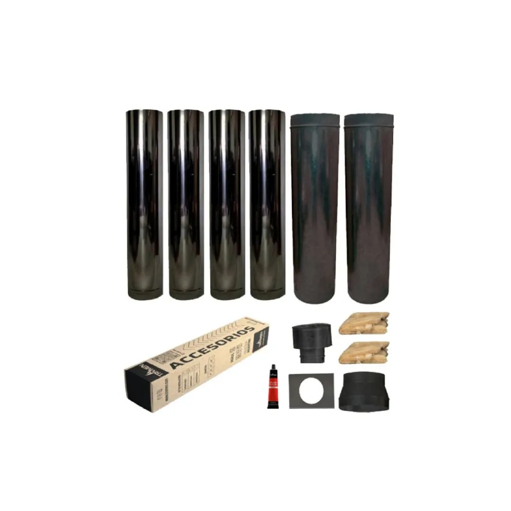 KIT TECHO NEGRO 8″ ENLOZADO